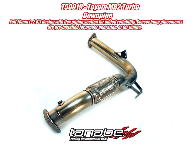 Tanabe Turbine Tube Downpipe for 90-95 Toyota MR-2 - Click Image to Close