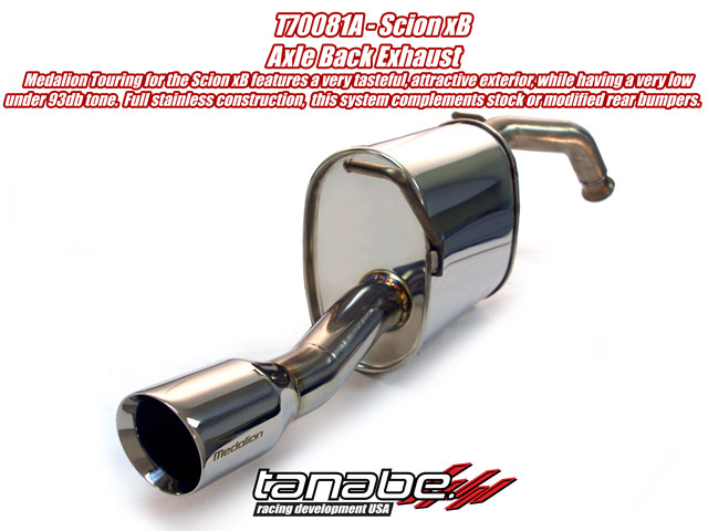 Tanabe Medalion Touring Cat Back Exhaust for 04-07 Scion xB