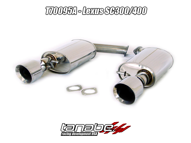 Tanabe Medalion Tourng Catback Exhaust for 92-00 Lexus SC300/400