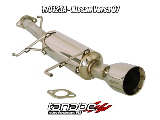 Tanabe Medalion Cat Back Exhaust for 2007 Nissan Versa 5 Door