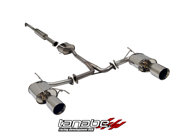 Tanabe Medalion Touring Cat Back Exhaust for 04-08 Acura TL 3.2L