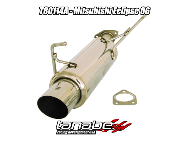 Tanabe Concept G Cat Back Exhaust for 06-07 Mitsubis. Eclipse GT