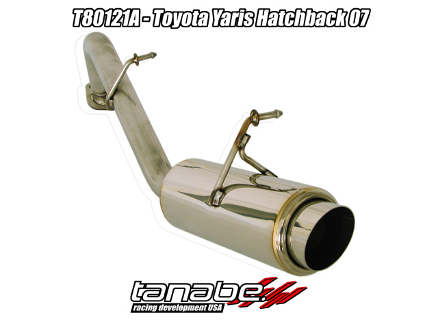 Tanabe Concept G Cat Back Exhaust for 07-11 Toyota Yaris Hatch