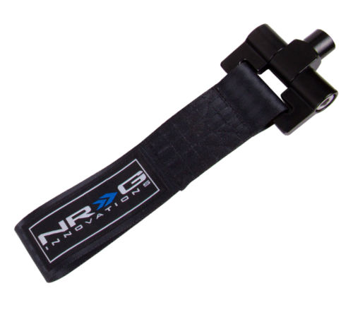 NRG TOW-163BK Bolt in Tow Strap - Black for 2004-2007 Mazda 3 - Click Image to Close