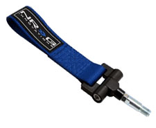 NRG TOW-163BL Bolt in Tow Strap - Blue for 2004-2007 Mazda 3