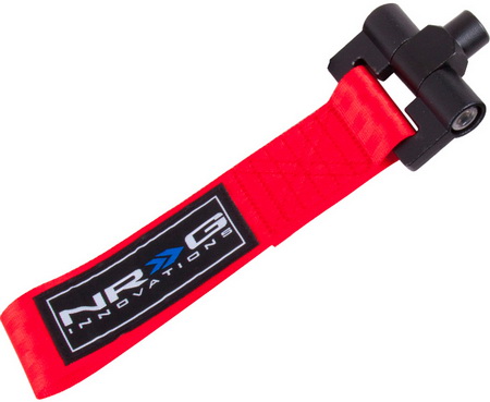 NRG TOW-207RD Bolt in Tow Strap - Red for 2002-2007 Subaru