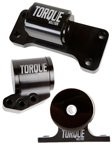Torque Solution EV-125 Billet Aluminum 3 Piece Engine Mount kit - Click Image to Close