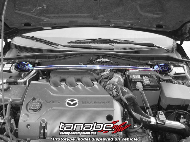 Tanabe Strut Tower Bar Chasis for 03-07 Mazda Mazda 6 - Front - Click Image to Close