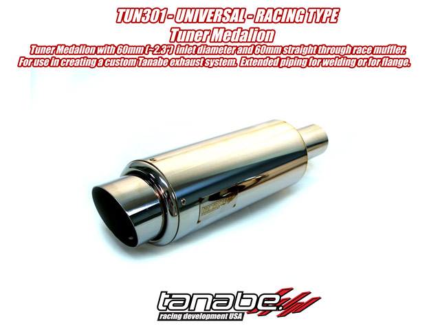 Tanabe TUN301 Universal Muffler for Universal Racing
