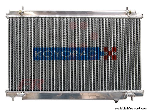 Koyo V2 36MM Aluminum Racing Radiator for Nissan 350Z VQ35HR MT
