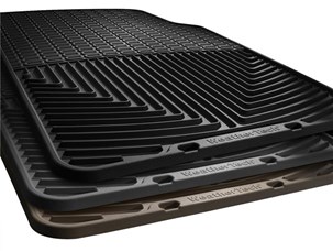 Weathertech W100TN Rear Rubber Mats for 09 - 13 Mercedes-Benz - Click Image to Close