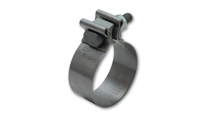 Vibrant Stainless Steel Exhaust Seal Clamp for 2" OD Tubing