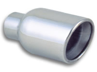 Vibrant 4" Round Stainless Steel Exhaust Tip - Click Image to Close