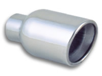 Vibrant 3" Round Stainless Steel Exhaust Tip - Click Image to Close