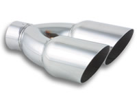 Vibrant Dual 3.5" Round Stainless Steel Exhaust Tip - Click Image to Close