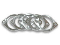 Vibrant 2-Bolt T304 Stainless Steel Exhaust Flanges (3" I.D.)
