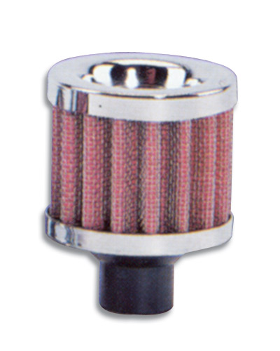 Vibrant Crankcase Breather Filter with Chrome Cap - Click Image to Close