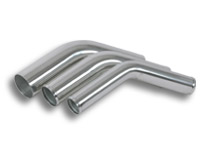 Vibrant 3" O.D. Aluminum 45 Degree Bend – Polished - Click Image to Close