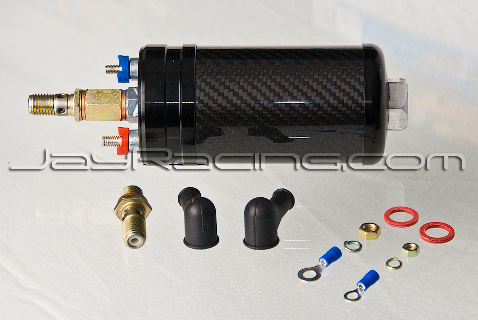 Jay Racing Pro Series Carbon 044 Fuel Pump Black/Black - Click Image to Close