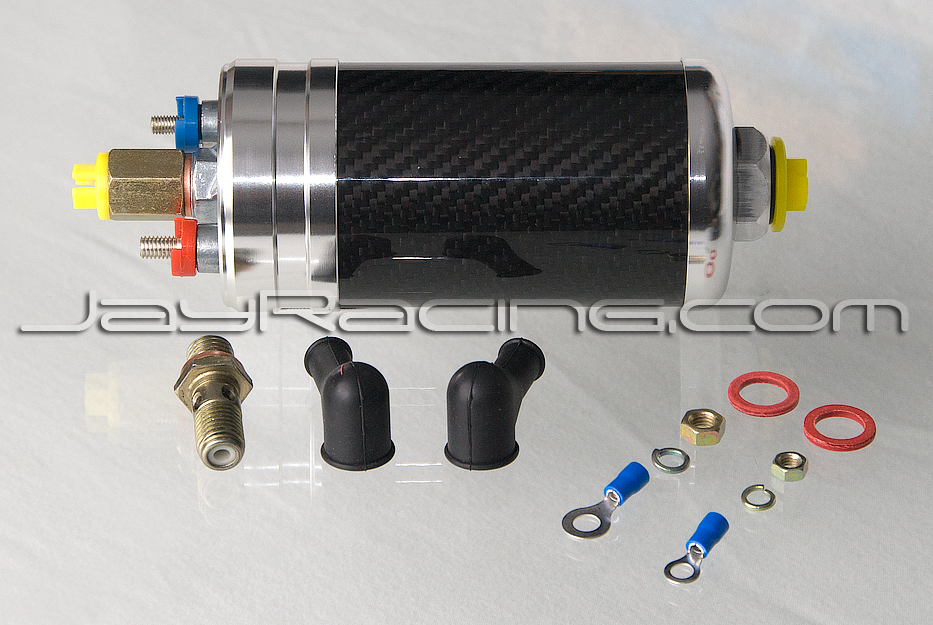 Jay Racing Pro Series Carbon 044 Fuel Pump Black/Silver - Click Image to Close