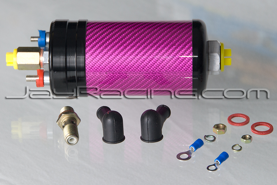 Jay Racing Pro Series Carbon 044 Fuel Pump Pink/Black