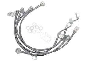 DOT Approved Braided Stainless Brake Hose Kit 2G DSM - Click Image to Close