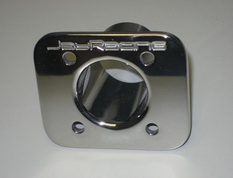 Jay Racing Front Wastegate Dump Outer Plate, Rectangular 1.75 OD