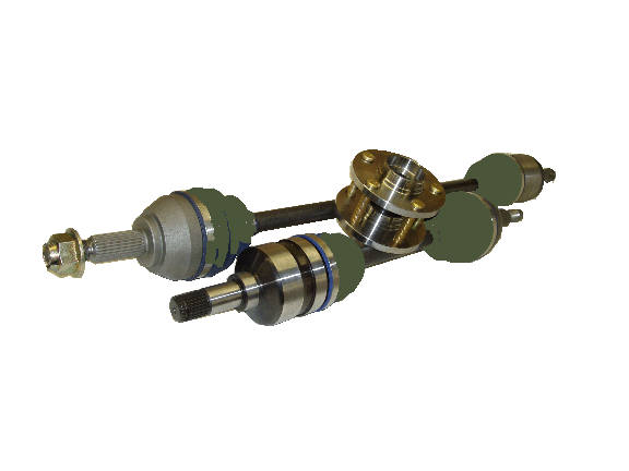 Driveshaft Shop 1995-1999 Eclipse 2WD Only 525HP Level 3 Axle - Click Image to Close
