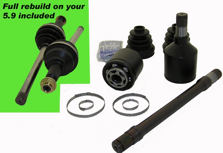 Driveshaft Shop Pro-Level Axle Upgrade with Intermediate Bar - Click Image to Close
