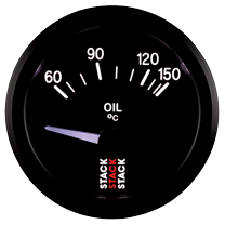 Stack ST3209 52mm Oil Temp Electric Gauges - Click Image to Close