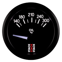 Stack ST3210 52mm Oil Temp Electric Gauges - Click Image to Close