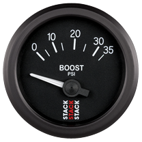 Stack ST3212 52mm Boost Press Electric Gauges - Click Image to Close
