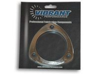 Vibrant 3-Bolt Stainless Steel Flange (2.25" I.D.) - Single - Click Image to Close
