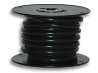 Vibrant 5/32” (4mm) I.D. x 50 ft. of Silicon Vacuum Hose - Black