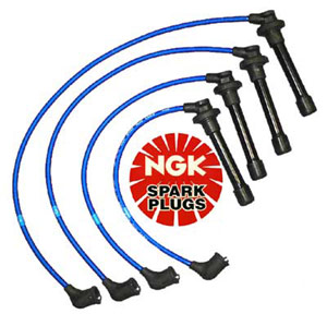 NGK 7mm Spark Plug Wires for all 2.0L Turbo 2G DSM 1995 - 1999 - Click Image to Close