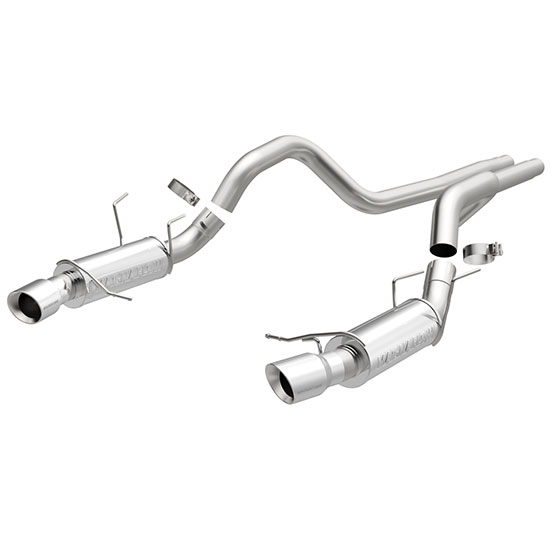 BBK Ford Mustang Shorty Unequal-Length Headers - Silver Ceramic