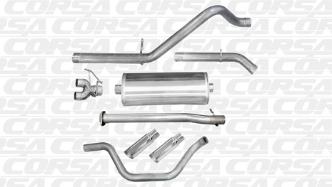 Corsa 24199 Cat-Back for 2007-2008 GMC Sierra 1500 - Click Image to Close