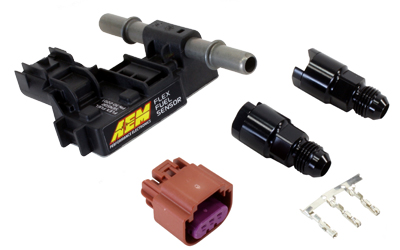 AEM 30-2201 Ethanol Content Flex Fuel Sensor Kit (-6 AN)