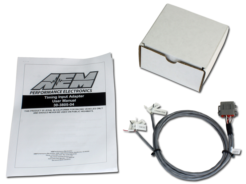 AEM 30-3805-04 Infinity Core Acc Wiring Harness-HALL Cam/MAG Cr