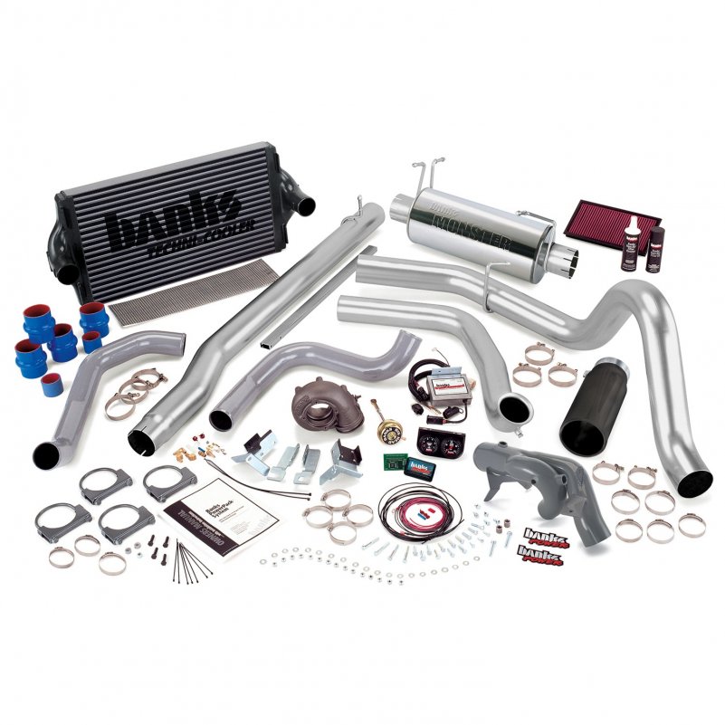 Banks Power 47441-B Single Exhaust PowerPack Sys for 1999.5 Ford