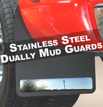 Husky 54021 Stainless Mud Guards - Black
