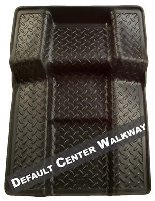 Husky 81401 Walkway Floor Liner - Black