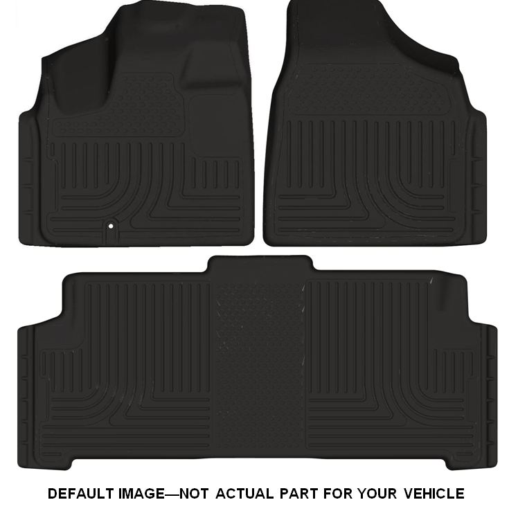 Husky 98401 Front and 2ND Seat Floor Liners - Black