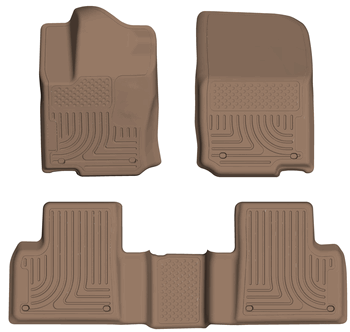 Husky 98983 Front and 2ND Seat Floor Liners - Tan