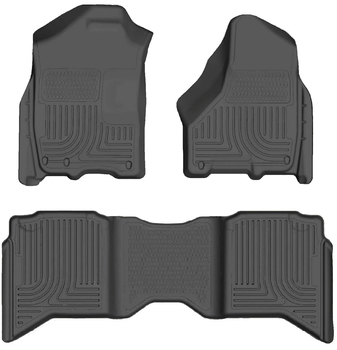 Husky 99002 Front and 2ND Seat Floor Liners - Grey