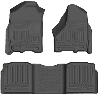 Husky 99042 Front and 2ND Seat Floor Liners - Grey