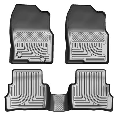 Husky 99731 Front and 2ND Seat Floor Liners - Black