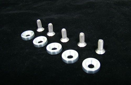 Blackworks Bolt Kit 5 Washers/ Bolts with Silver