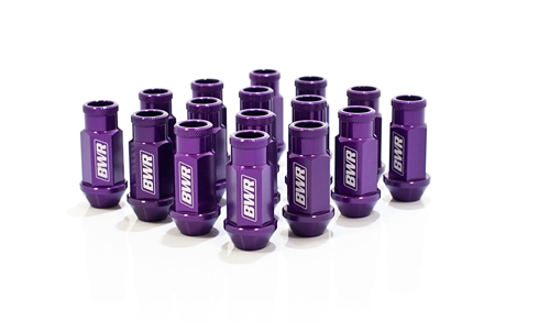 Blackworks Forged Lug Nuts -12x1.25 Purple Set Of 20 Pcs