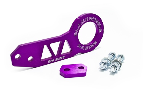 Blackworks Rear Tow Hook with Limited Purple